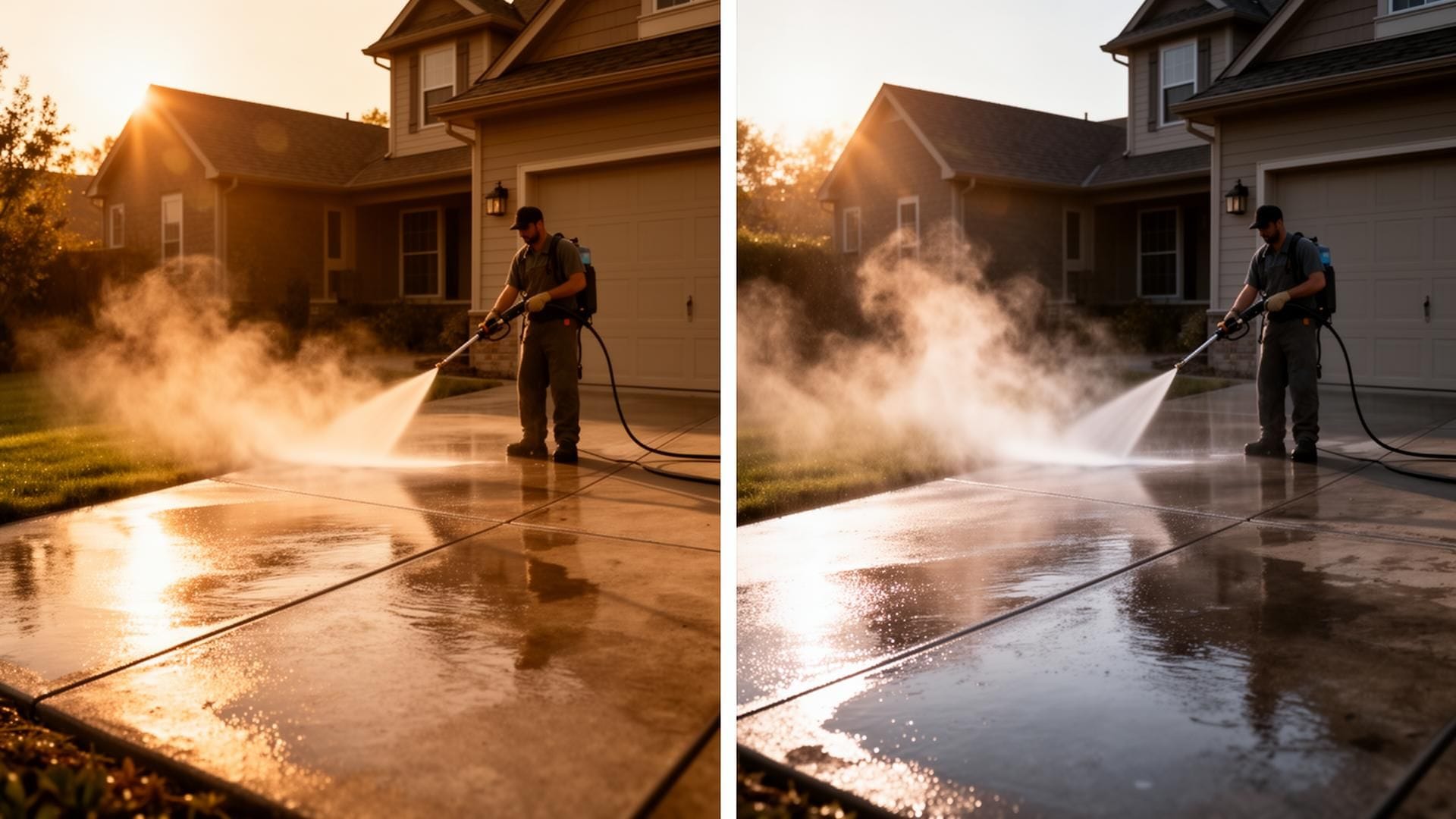Professional pressure washing service