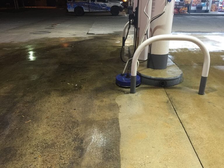 Circle K concrete before and after