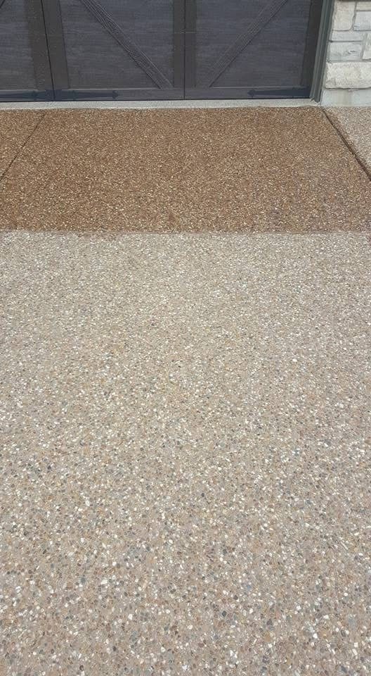 Driveway cleaning detail